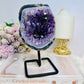 Large Natural Amethyst Cluster On Stand 16cm 745g