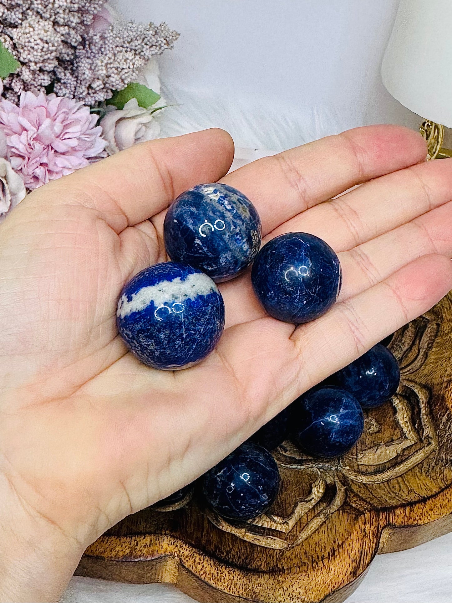 Small Sodalite Spheres $10 each