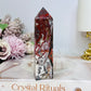 Mexican Lace Druzy Agate Tower 10.5cm
