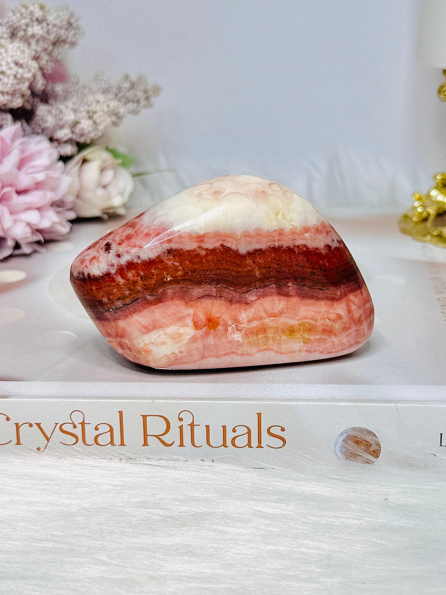 Pink Banded Calcite | Pork Stone Freeform 220g