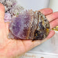 Amethyst X Agate Carved Fish 8cm