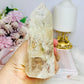 High Grade Clear Quartz Tower with Rainbows 13.5cm 434g