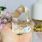 High Grade Clear Quartz Chunky Tower with Garden Quartz Inclusions 8cm 258g