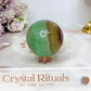 Candy Fluorite Sphere On Stand 163g