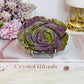 Wow! Rare & Incredible Atlantasite Carved Flower on Stand 9.5cm