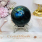 Large Labradorite Sphere On Stand 436g