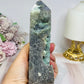 Large Grape Agate Tower 14cm 441g