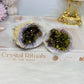 Aura Druzy Moroccan Geode (dyed) 193g