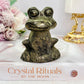 Large 9cm Pyrite Frog Carving 374grams