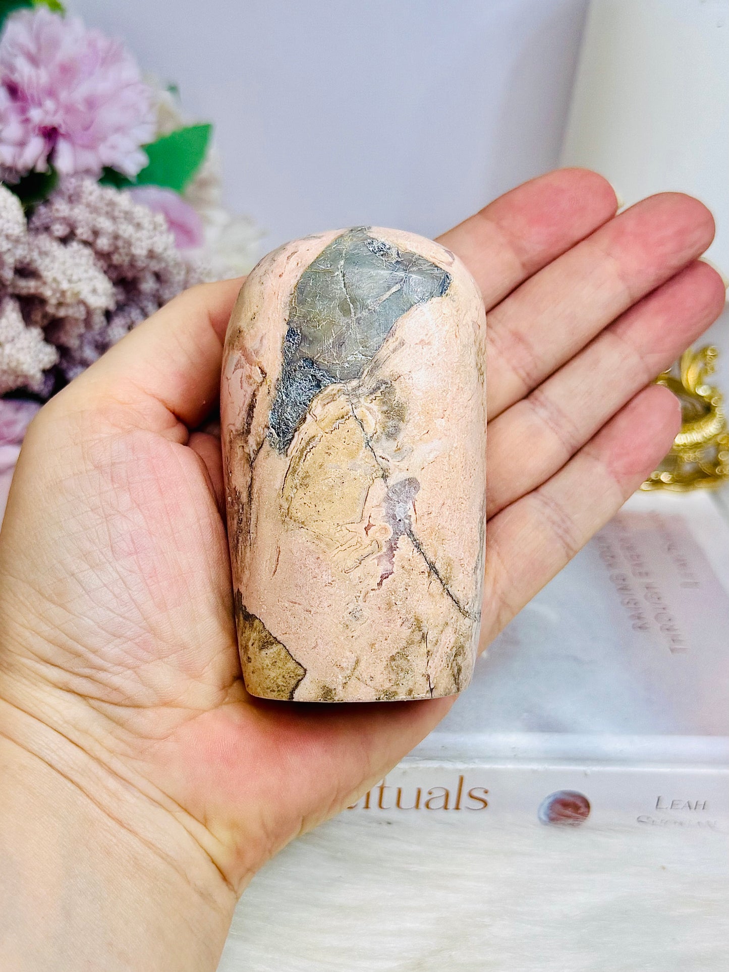 Natural Rhodochrosite Freeform 8cm 350g
