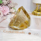Natural Golden Healer Quartz Polished Freeform 10cm 421g