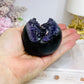Druzy Amethyst Sphere on Stand 279g