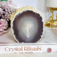 Druzy Agate Geode Freeform 250grams