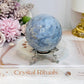 Large Blue Owyhee Opal Sphere 380g