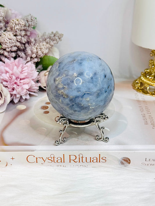 Large Blue Owyhee Opal Sphere 380g