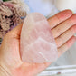 Natural Chunky Rose Quartz Polished Freeform 8cm
