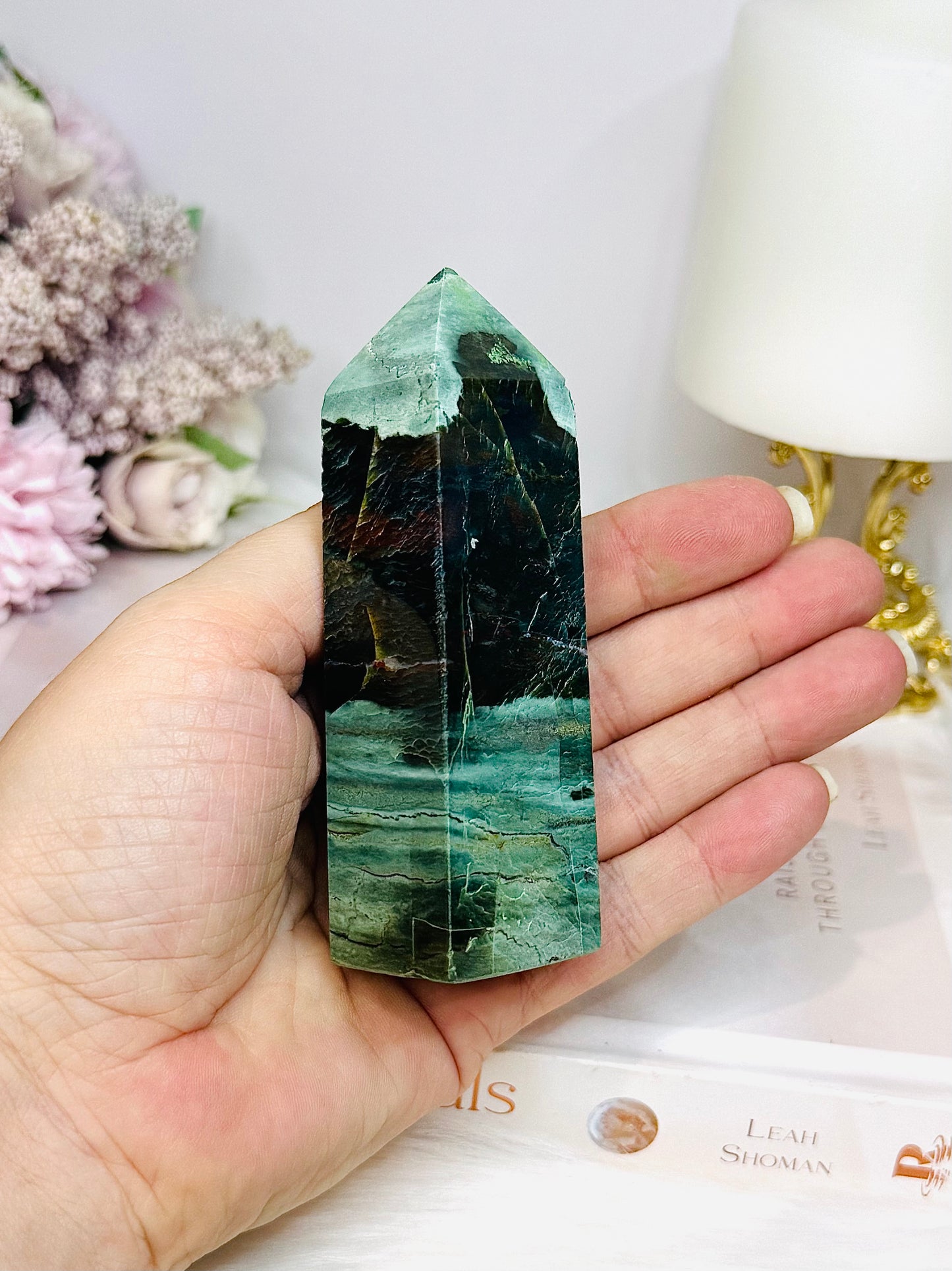 Unicorn Jasper Tower 9.5cm