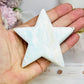 Large Caribbean Calcite Star on Stand 8cm (small chip on one point)