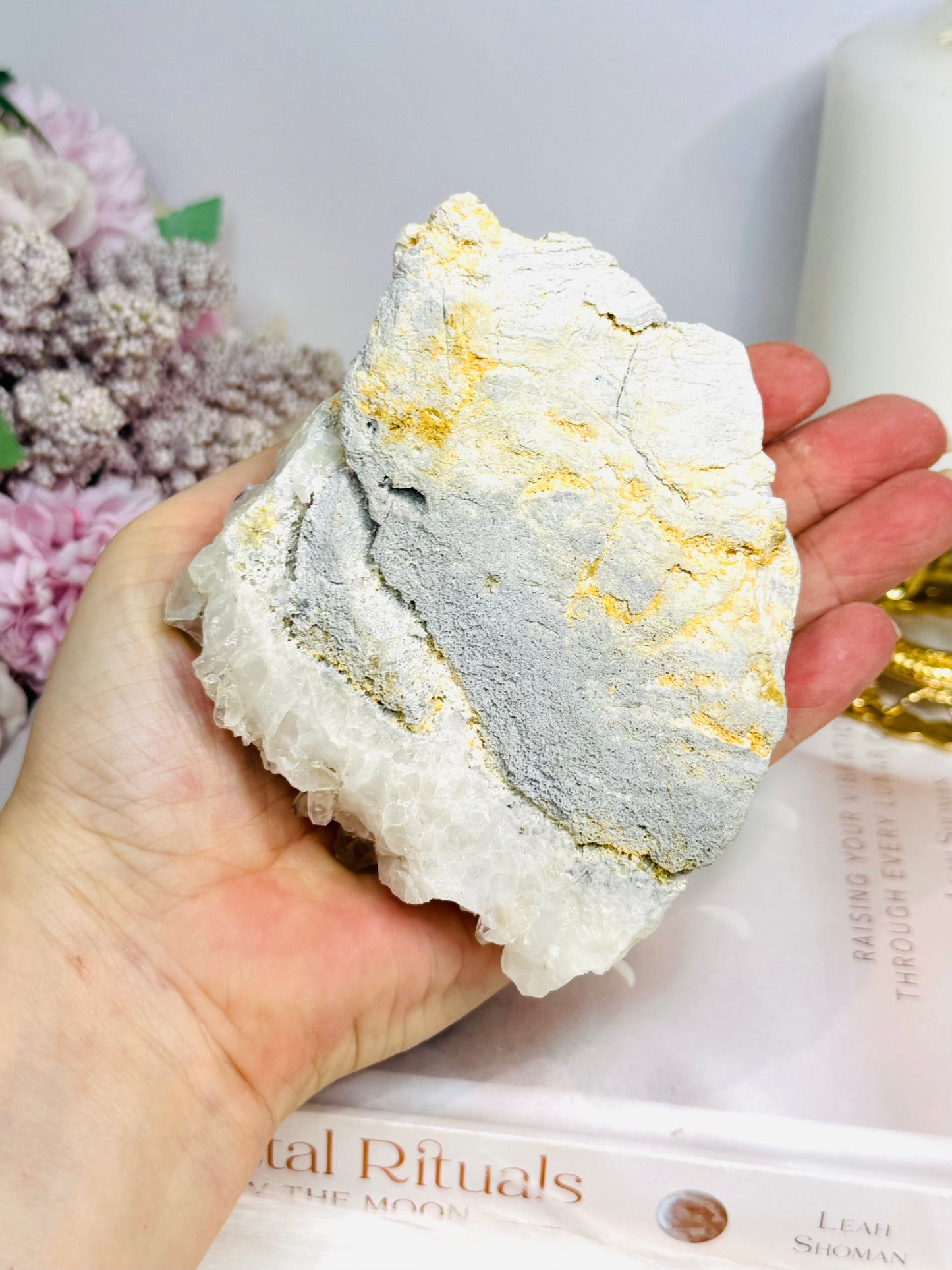 Large Clear Quartz Cluster Specimen 12cm 462g