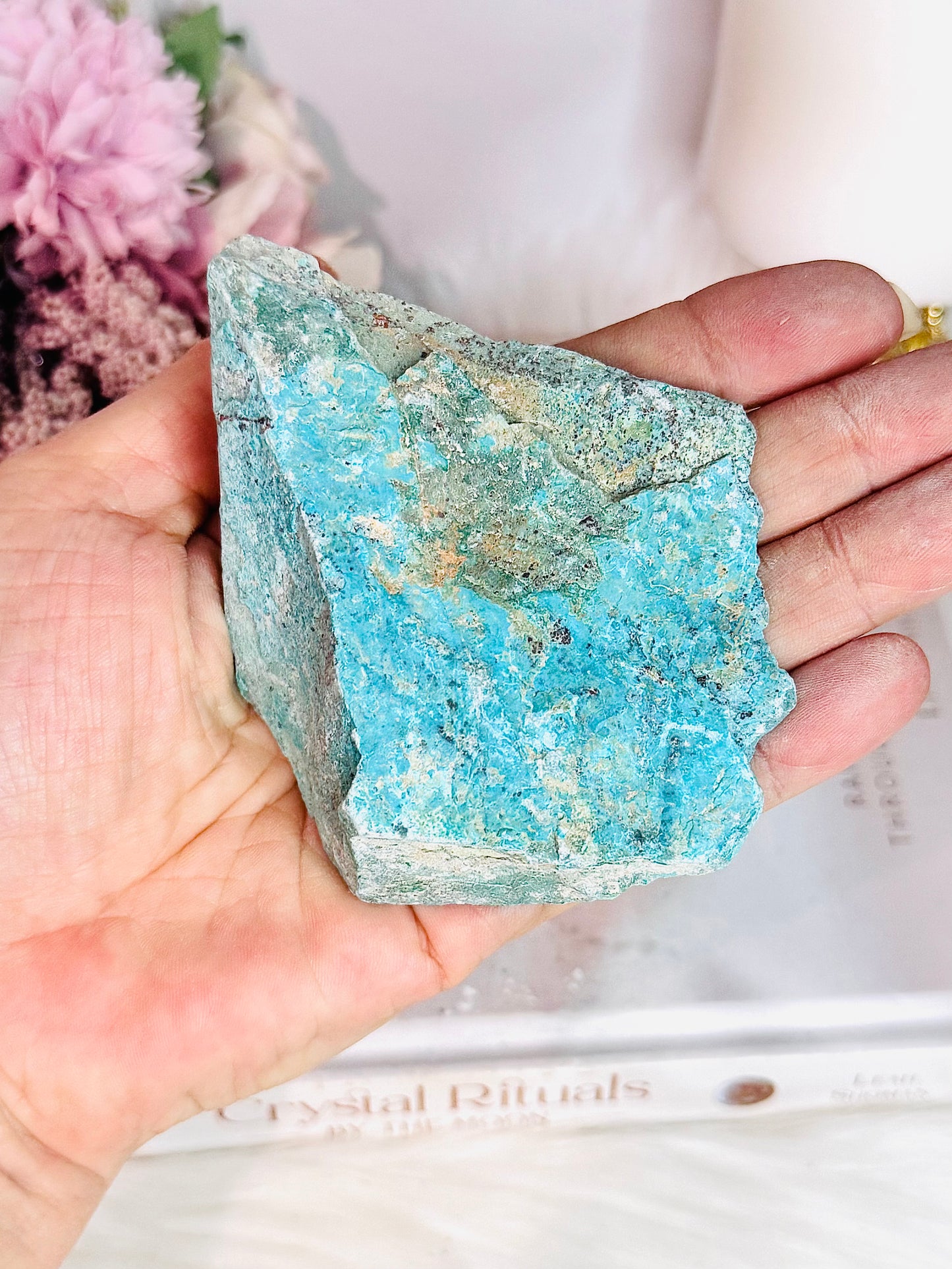 Raw Natural 8cm Chrysocolla Specimen