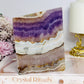Natural Crazy Lace Amethyst Slab 13cm
