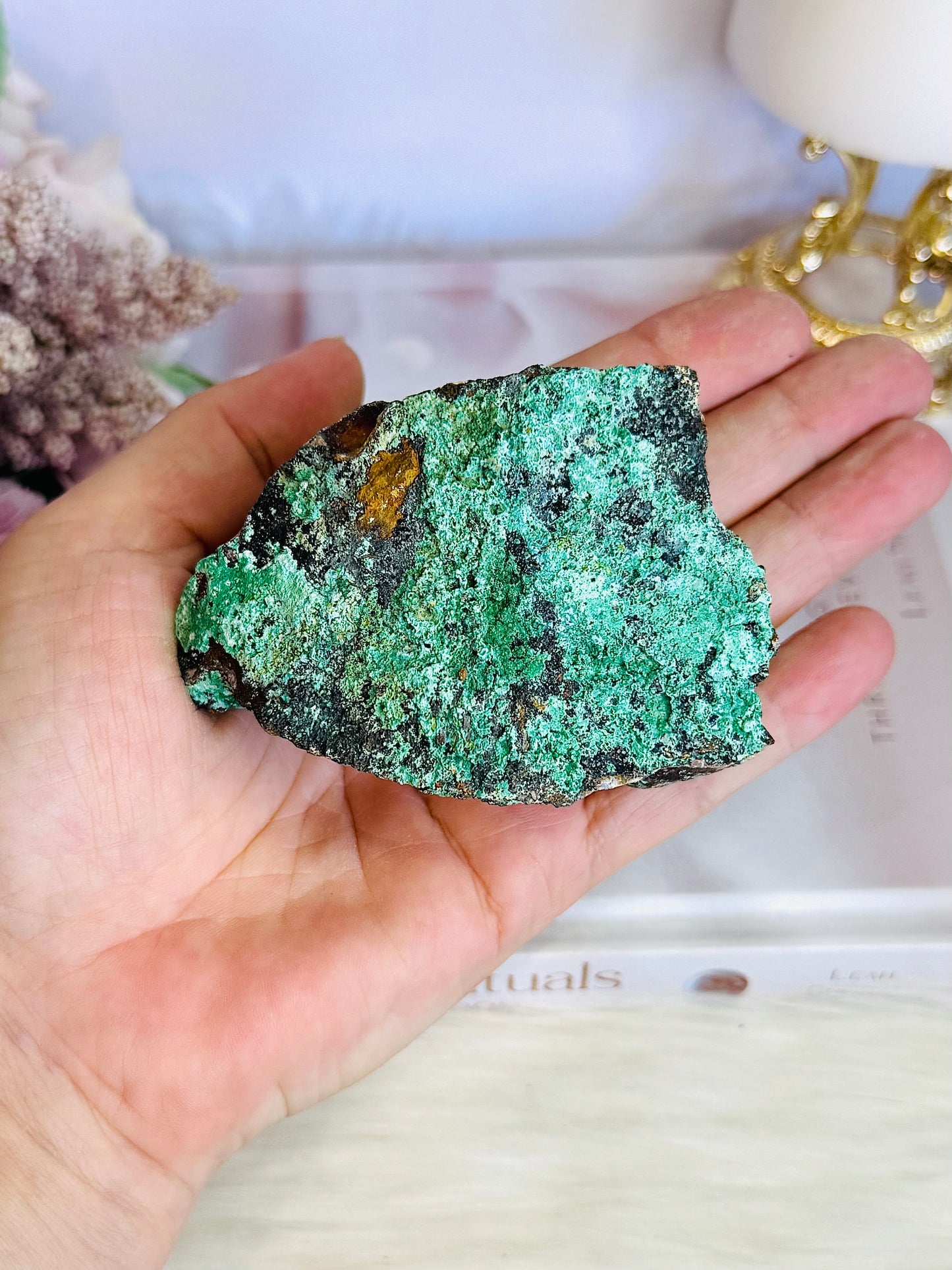 Natural Malachite Rough Specimen 8cm 227grams