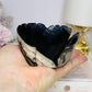 Large Volcano Agate (UV Reactive) Carved Flower 386g