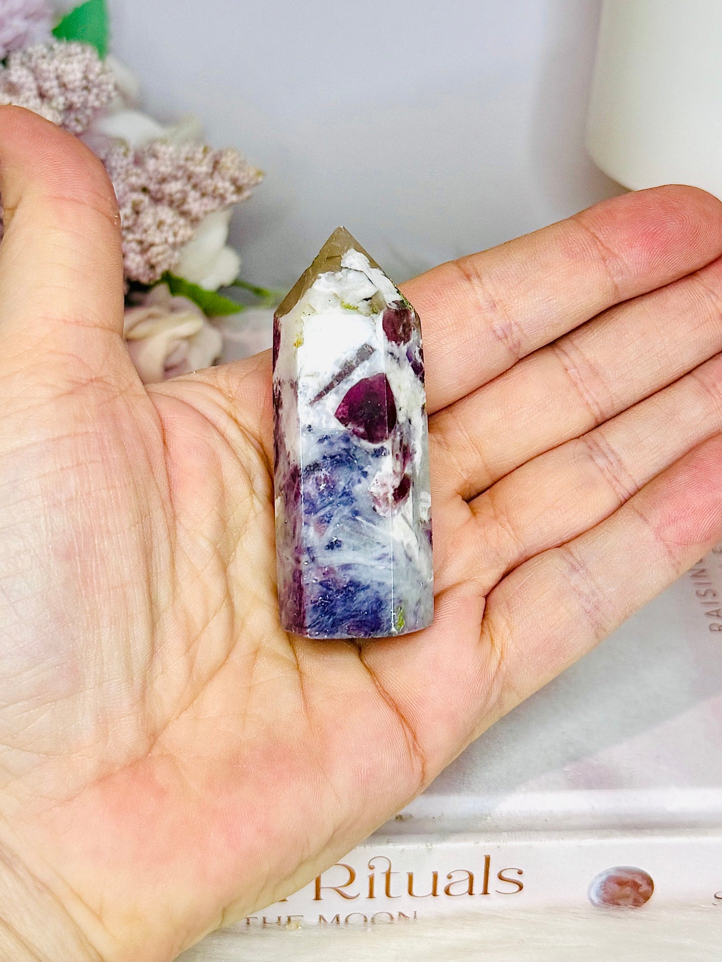 Pink Tourmaline | Lepidolite Tower 6.5cm