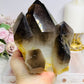 Large Smokey Quartz Cluster Freeform 1.3KG 13cm