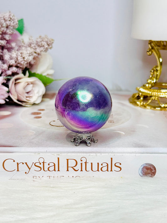 Angel Aura Amethyst Sphere on Stand 4.5cm