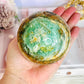 Huge Natural Glorious Variscite Sphere On Stand 802grams