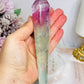 Watermelon Fluorite Wand | Tower with Rainbows  17.5cm