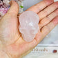 Rose Quartz Carved Skull 5.5cm (slight scratching under right eye)