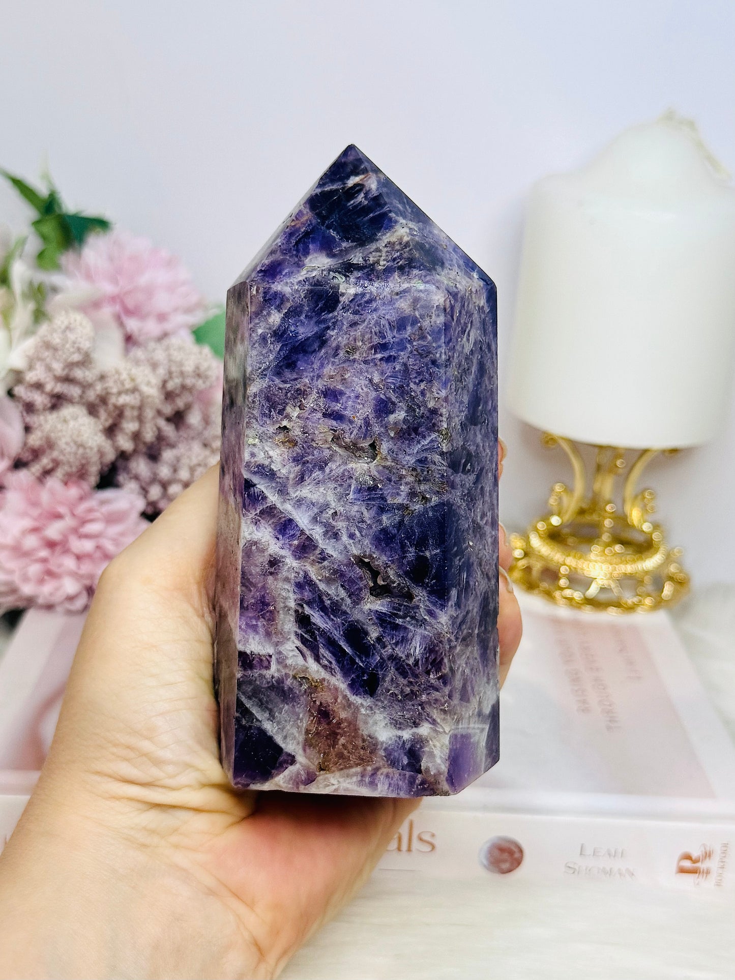Large Dream | Chevron Amethyst Chunky Tower | Generator 13cm 652g