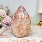 High Grade Pink Amethyst Flame 9.5cm 262g