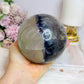 Large Blue Purple & Green Fluorite Sphere On Stand 1.5KG