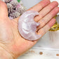 Rose Quartz Moon 7cm
