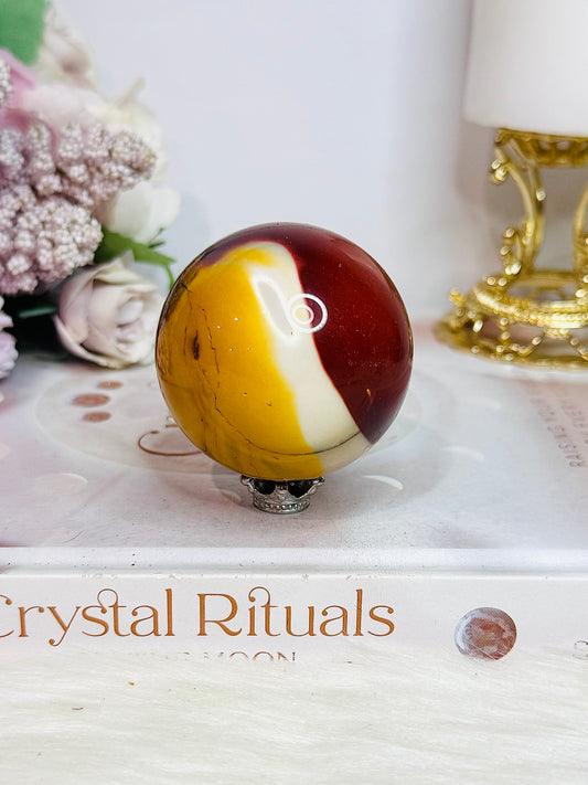 Mookaite Jasper Sphere 170g On Stand