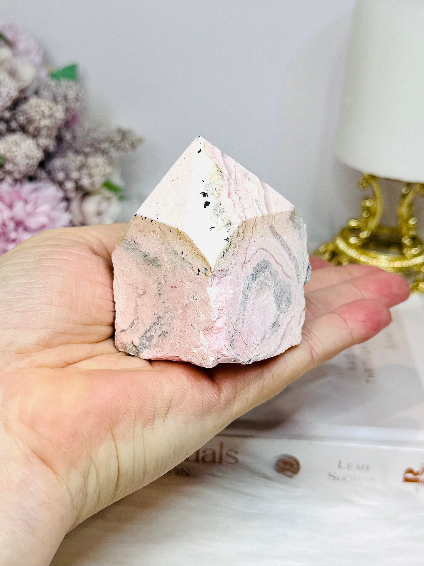 Rhodochrosite Polished Point 260g
