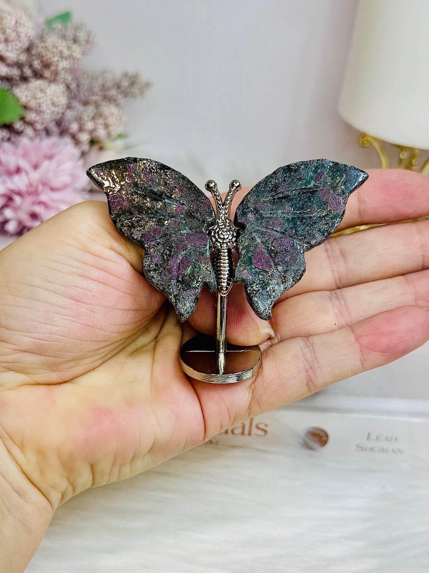 Ruby in Fuchsite Butterfly 6.5cm