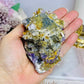 High Grade Cubed Purple Fluorite On Matrix Specimen