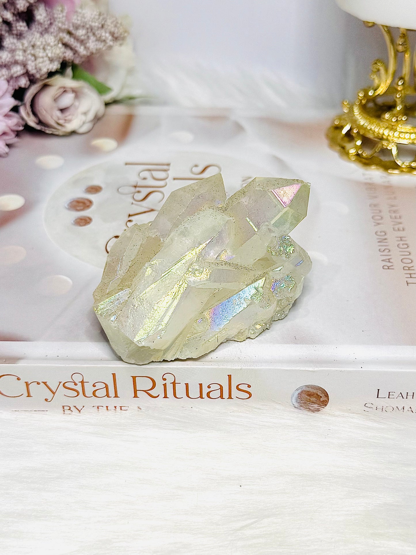 Angel Aura Quartz Cluster 139g