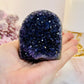 Beautiful High Grade Chunky 7cm Deep Purple Amethyst Base Cut Cluster From Brazil