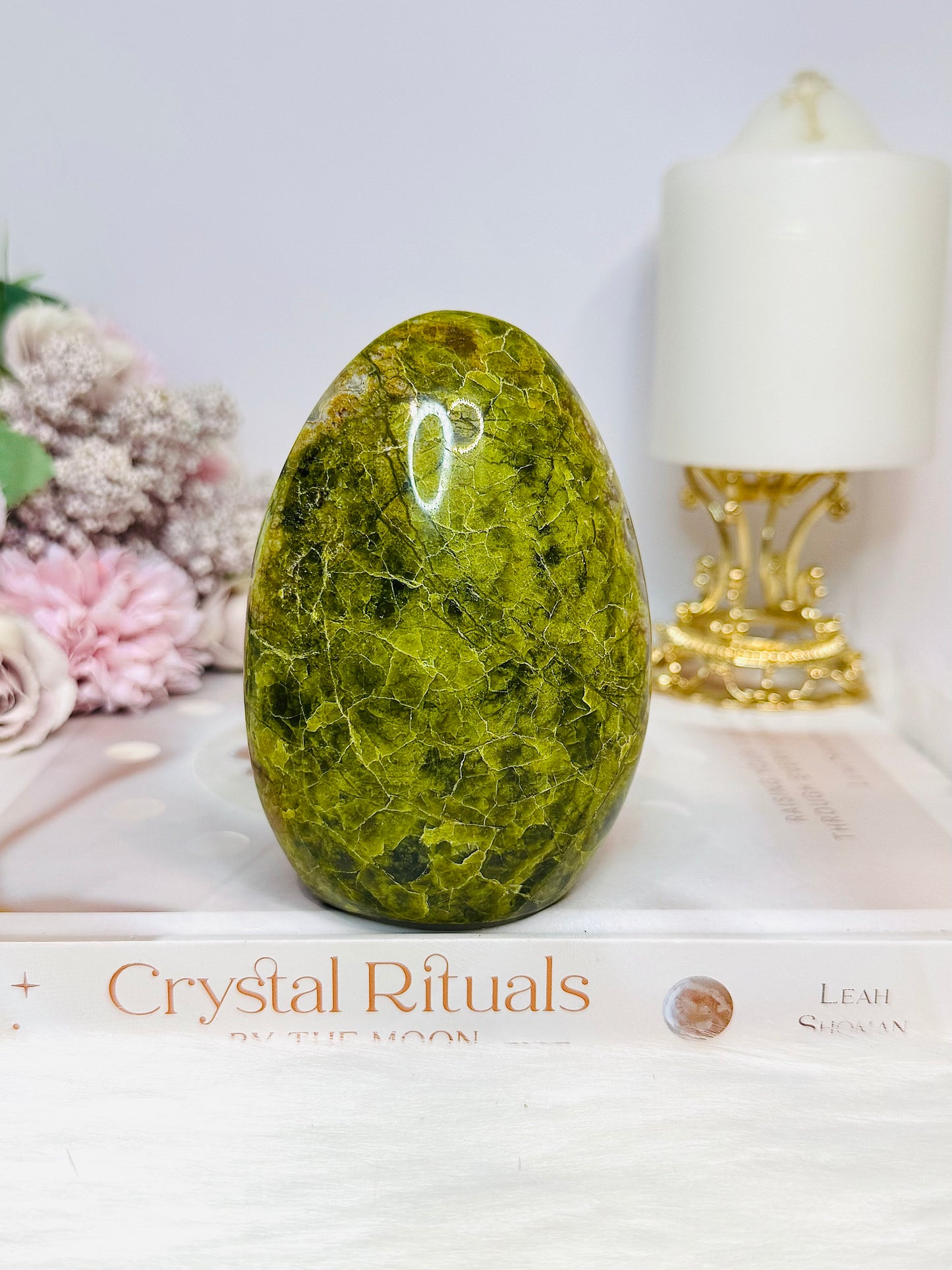 Large Green Opal Freeform 10cm 361g