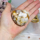 Flower Agate Puffy Heart 158g