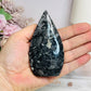 Black Panda Calcite Flame 10cm