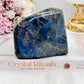 Beautiful 10cm Chunky Labradorite Polished Freeform 565grams With Blue Flash