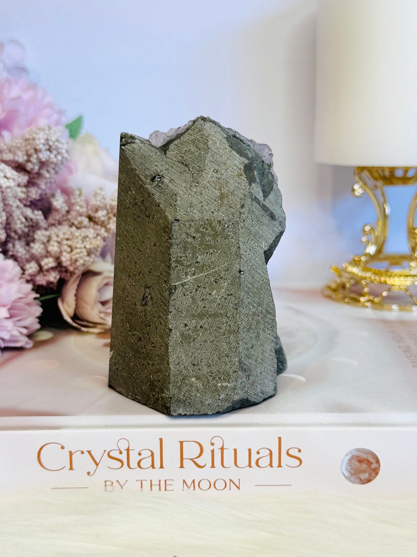Amethyst Base Cut Cluster 9.5cm
