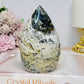Large Ocean Jasper Teardrop | Flame 11.5cm 376g