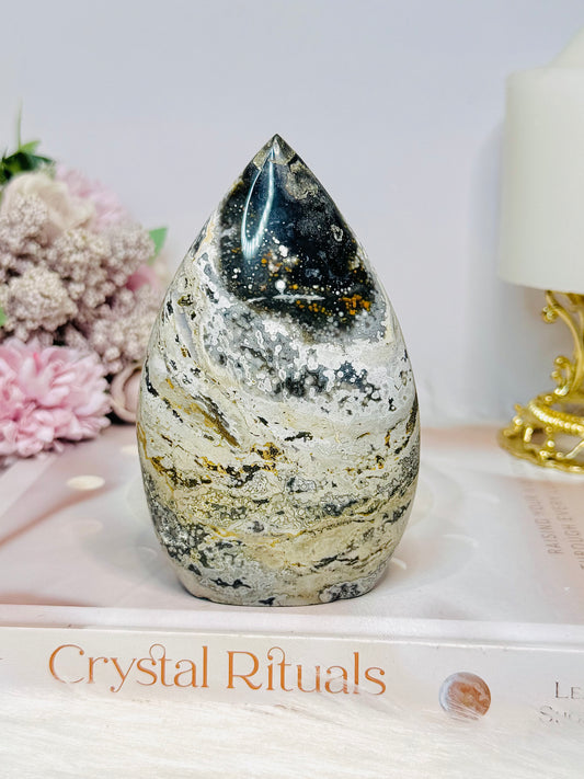 Large Ocean Jasper Teardrop | Flame 11.5cm 376g